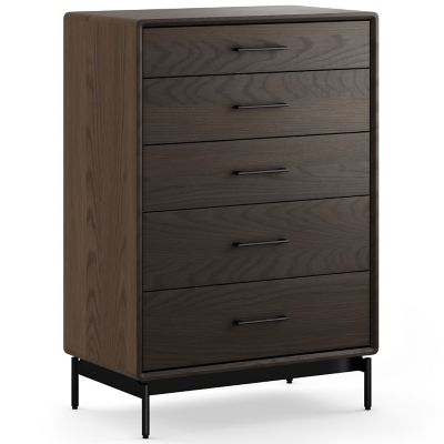 BDI2549228 BDI Furniture LINQ 5 Drawer Chest - Color: Brown - sku BDI2549228