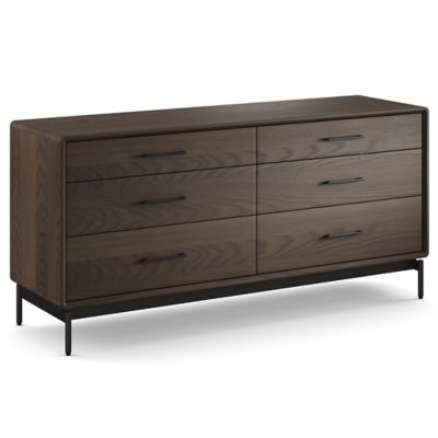 BDI2549227 BDI Furniture LINQ 6 Drawer Dresser - Color: Brown sku BDI2549227