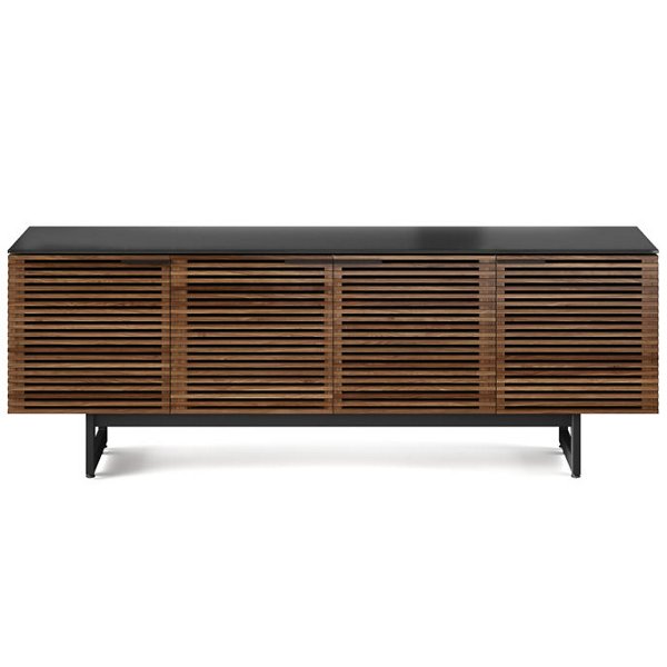 Corridor Media Cabinet - Color: Brown - Size: Quad-Wide - BDI Furniture 8179 WL