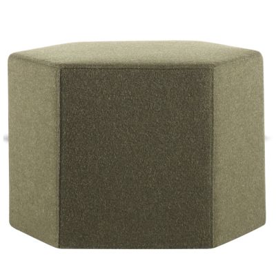 Blu Dot Hecks Ottoman - Color: Green - HK1-OTTOMN-OL