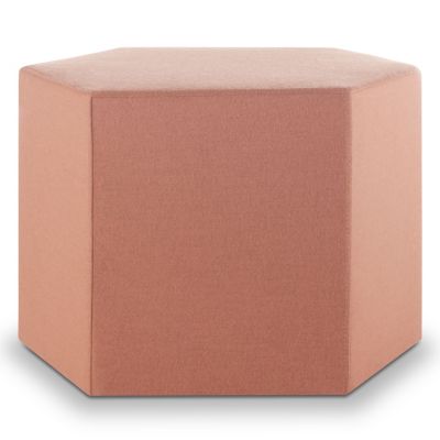 BDT670635 Blu Dot Hecks Ottoman - Color: Pink - HK1-OTTOMN-B sku BDT670635