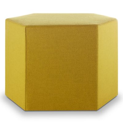 Blu Dot Hecks Ottoman - Color: Yellow - HK1-OTTOMN-CN