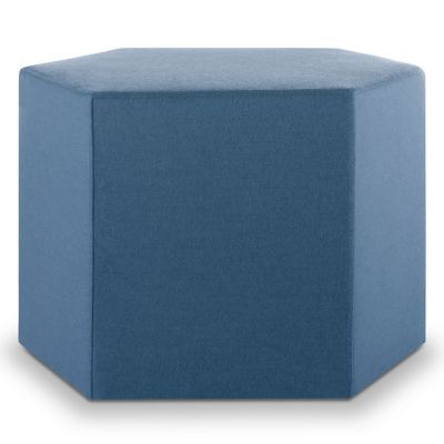 Blu Dot Hecks Ottoman - Color: Blue - HK1-OTTOMN-MR