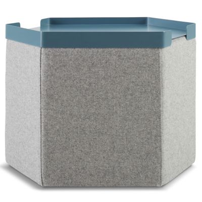 Blu Dot Hecks Ottoman Tray - Color: Blue - HK1-OTTRAY-MR