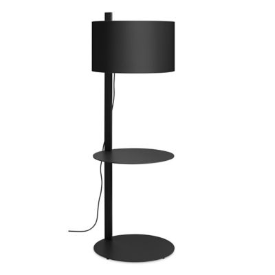 Blu Dot Note Floor Lamp Lamp With Table - Color: Black - Size: Large - NT1-