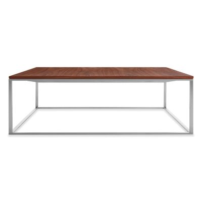 Blu Dot Minimalista Square Coffee Table - Color: Silver - MN1-SQCFSS-WL