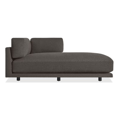 Blu Dot Sunday Chaise - Color: Black - SN1-RTCHSE-CH