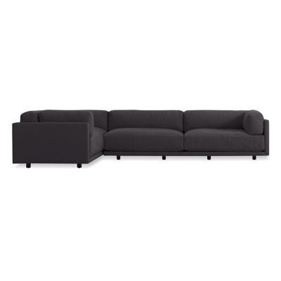 Blu Dot Sunday L Sectional Sofa - Color: Grey - SN1-RTLSEC-BK