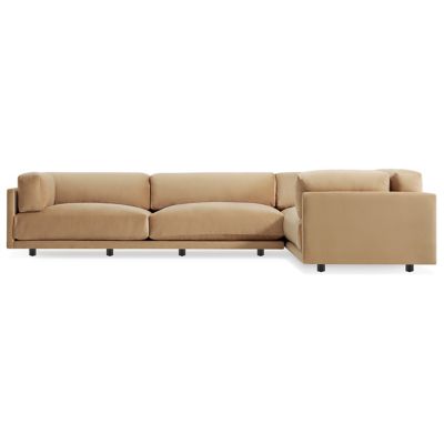 Blu Dot Sunday L Sectional Sofa - Color: Brown - SN1-LFLSEC-CV