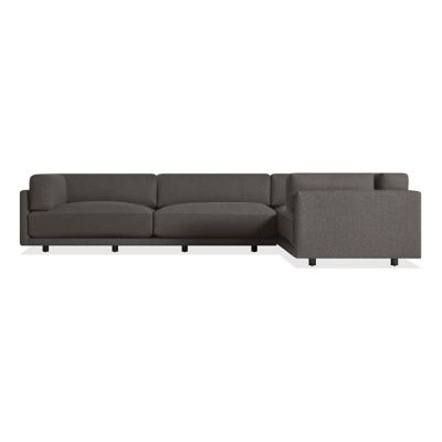 BDT2463622 Blu Dot Sunday L Sectional Sofa - Color: Black - S sku BDT2463622