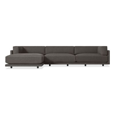 BDT2463713 Blu Dot Sunday Sofa with Chaise - Color: Black - S sku BDT2463713