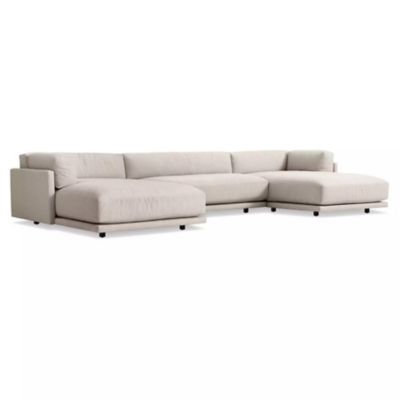 BDT1773568 Blu Dot Sunday U-Shaped Sectional Sofa - Color: Be sku BDT1773568