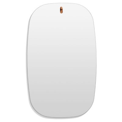 Blu Dot Hang 1 Swoval Mirror - Color: Silver - Size: Large - MR1-LGSWOV-XX