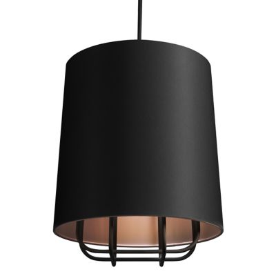 Blu Dot Perimeter Small Pendant Light - Color: Black - Size: 1 light - PE1-