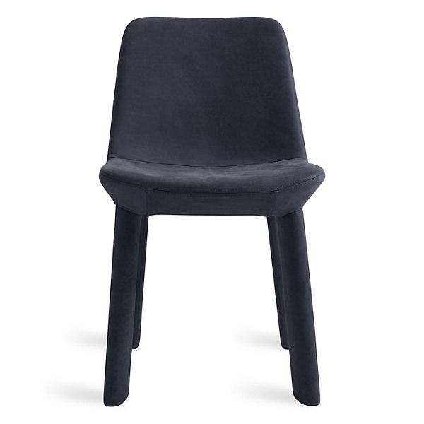 Blu Dot Neat Leather Dining Chair - Color: Blue - NE1-DINCHR-IN
