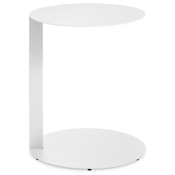 Blu Dot Note Side Table - Color: White - Size: Large - NT1-LRGSID-WH