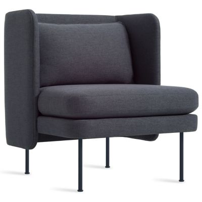 BDT1772414 Blu Dot Bloke Lounge Chair - Color: Blue - BL1-LNG sku BDT1772414