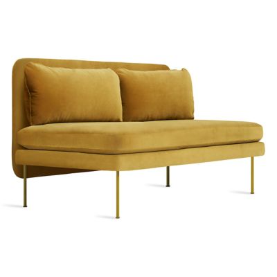 BDT1939638 Blu Dot Bloke Armless Sofa - Color: Brown - BL1-NA sku BDT1939638