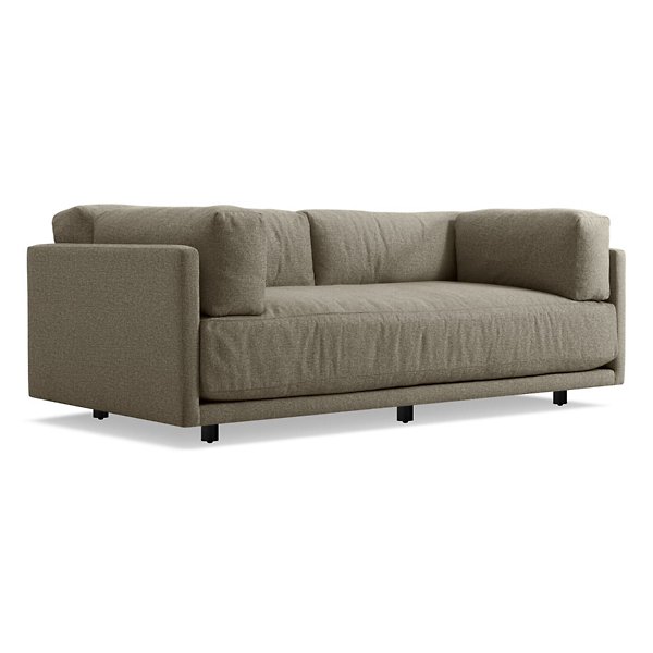 Blu Dot Sunday Sofa - Color: Grey - Size: 82 - SN1-82SOFA-BK