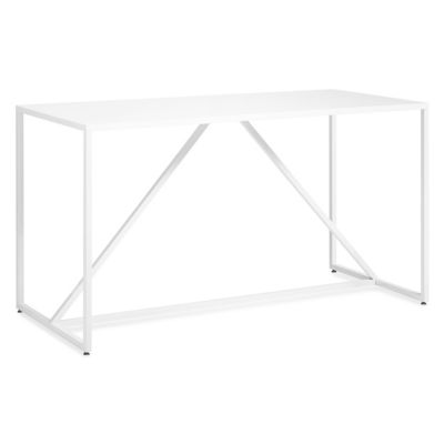 Blu Dot Strut Bar Table - Color: White - Size: Large - SR1-LABRTB-WH