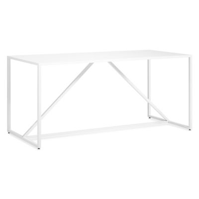 Blu Dot Strut Bar Table - Color: White - Size: Extra Large - SR1-XLBRTB-WH