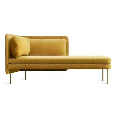 BDT1939977 Blu Dot Bloke Arm Chaise - Color: Yellow - BL1-RTC sku BDT1939977