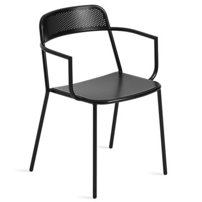 Blu Dot Trim Dining Armchair - Color: Black - TM1-DINCHR-BK