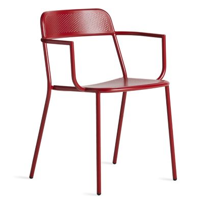 Blu Dot Trim Dining Armchair - Color: Red - TM1-DINCHR-CR