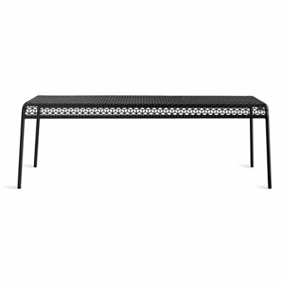 BDT2111933 Blu Dot Hot Mesh Bench - Color: Black - HM1-BENCHX sku BDT2111933