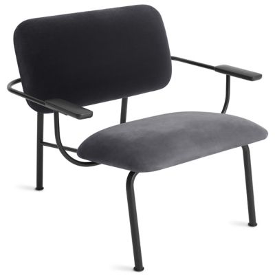 BDT2169304 Blu Dot Method Lounge Chair - Color: Black - MH1-L sku BDT2169304