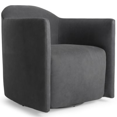 Blu Dot About Face Swivel Lounge Chair - Color: Grey - AF1-SWVLNG-IN