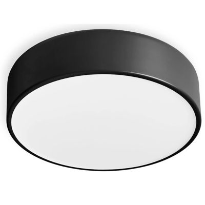 Blu Dot Bobber LED Flushmount Light - Color: Black - Size: Small - BP1-MOUN