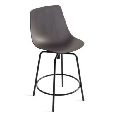 BDT2266165 Blu Dot Clean Cut Swivel Barstool - Color: Black - sku BDT2266165