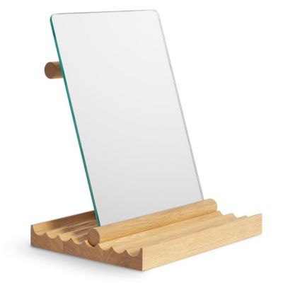 Blu Dot Furrow Table Mirror - Color: Beige - FU1-TBLMIR-WO