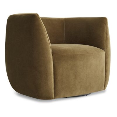 Blu Dot Council Swivel Lounge Chair - Color: Green - CO1-SWVLNG-MO