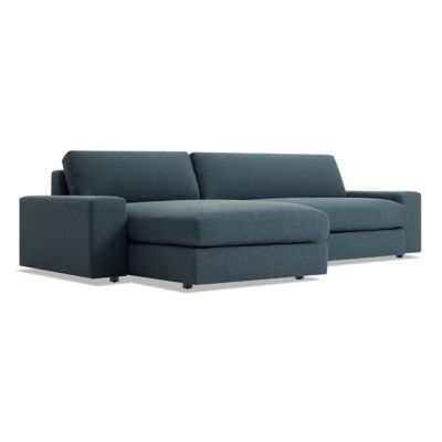 BDT2338281 Blu Dot Esker Sofa With Chaise - Color: Blue - ES1 sku BDT2338281