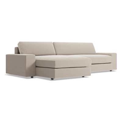 Blu Dot Esker Sofa With Chaise - Color: Beige - ES1-SFLFCH-SD