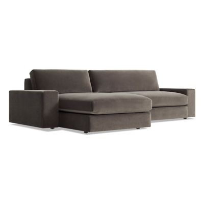 BDT2338287 Blu Dot Esker Sofa With Chaise - Color: Black - ES sku BDT2338287