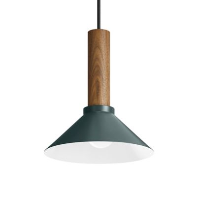 Blu Dot Emblem Pendant Light - Color: Green - Size: Small - EM1-SPENWL-NG