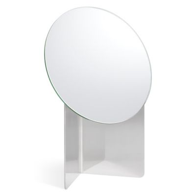 Blu Dot Spot On Table Mirror - Color: Silver - SP1-TBLMIR-SS