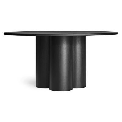 BDT2463465 Blu Dot 4/4 Round Dining Table - Color: Black - Si sku BDT2463465