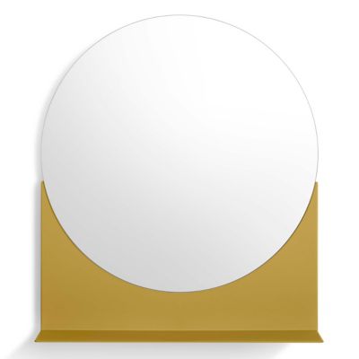 Blu Dot Glance Mirror - Color: Yellow - GL1-MIRROR-MU