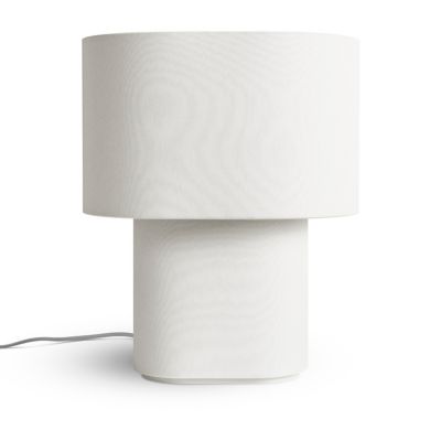 Blu Dot Hilla Table Lamp - Color: White - Size: Small - HL1-TBLSML-LN