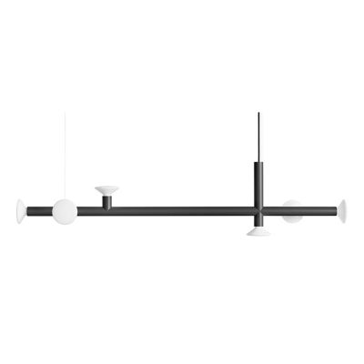 BDT2463516 Blu Dot Ultra Linear Chandelier - Color: Black - S sku BDT2463516