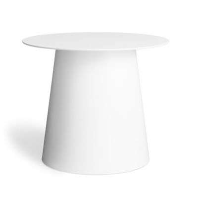 Blu Dot Circula Outdoor Cocktail Table - Color: White - CI1-LOWCKT-WH