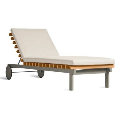 Blu Dot Perch Outdoor Sun Lounger - Color: Cream - PH1-CHLSUN-LN