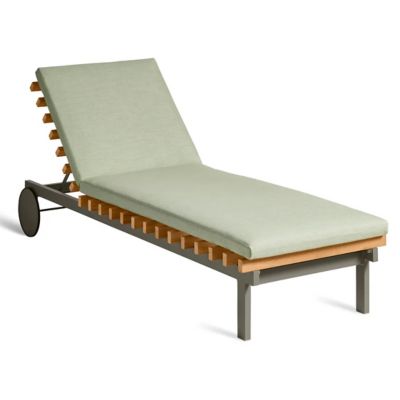 Blu Dot Perch Outdoor Sun Lounger - Color: Green - PH1-CHLSUN-OA