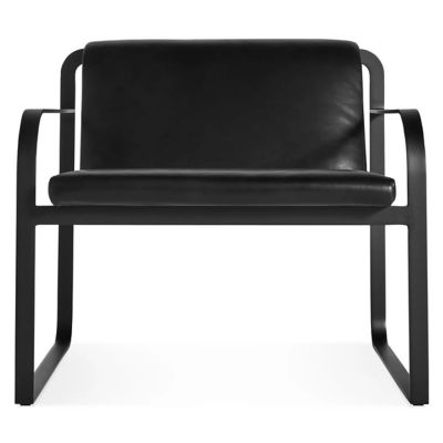 Blu Dot Skald Lounge Chair - Color: Black - SA1-LNGCHR-ON