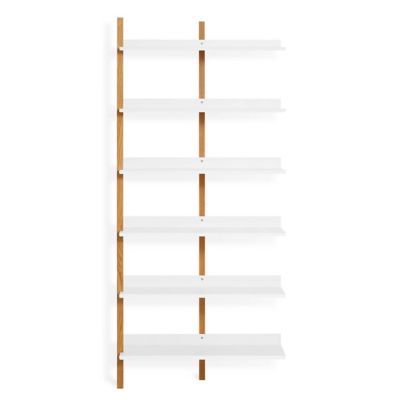 Blu Dot Browser Add-on Bookcase - Color: White - Size: Tall - BW1-BCAOWO-WH