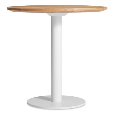 Blu Dot Easy Round Cafe Table - Color: White - Size: Medium - EZ1-30CFWH-WO